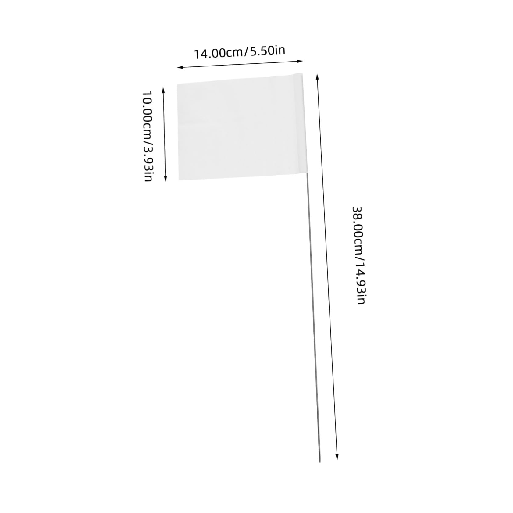 KICHOUSE 24Pcs Marking Flags with Stainless Steel Stakes Utility Flags for Land Marking Surveying Landscaping Dog Training and Construction