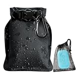 Impermeabile e a prova di perdite: la borsa per il sapone è realizzata in nylon per proteggere efficacemente la saponetta. L'innovativo design con chiusura a rullo è più impermeabile delle tradizionali cerniere, quindi non dovrai preoccuparti che le saponette perdano e danneggino i tuoi oggetti.