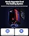 AOOSTAR R7 AMD Ryzen7 5700U Mini PC 8C/16T, Support 40T（2 * 20T 2 Bay Storage ，3-in-1 Mini Computers 32GB DDR4 1T NVME SSD Dual M.2 Slots WiFi 6 Dual 2.5G LAN Soft Router HTPC