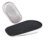 10 pares de plantillas for aumentar la altura del calzado, soporte de postura, amortiguación, confort y uso diario, ideal for ocasiones formales, for hombres y mujeres.(Black 2.5CM,Women)