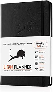 Weekly, Monthly & Year Planner to Achieve Goals & Increase Productivity, Time Management