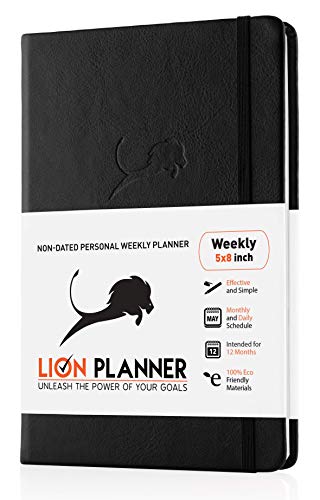 Weekly, Monthly & Year Planner to Achieve Goals & Increase Productivity, Time Management