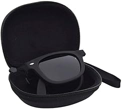 Unisex Square Folding Sunglasses with UV400 Protection, Non-Polarized Black Frame Stylish,Durable, and Compact Design for Daily Use Medium Size, Single Pair