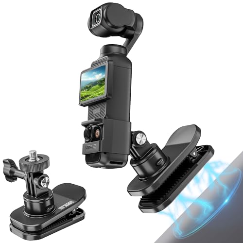 Attache sac à dos DJI Pocket 3 et GoPro pour vos vidéos de randonnée