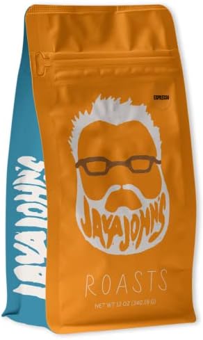 Java John’s Roasts Espresso Coffee Beans — No-Oil Coffee — Medium Roast Coffee Beans — Ideal for Drip Coffee — Gifts for Coffee Lovers