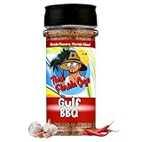 Gulf bbq Seasoning - Unique Blend of Smoky, Tangy, Sweet Heat for Authentic Florida bbq Flavor, 130g - Perfect Grilling Seasonings and Rubs for Beef, Pork, Chicken, Venison & More