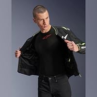 Alpinestars T-Sps Air V2 Motorrad Textiljacke, schwarz/neon/gelb, XL – Ansicht 5