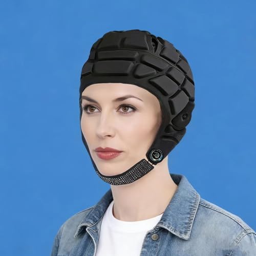 Casco resistente de fútbol y gorra protectora de cabeza suave 4