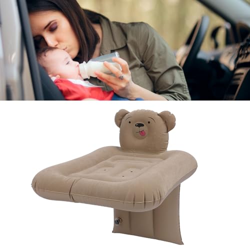 Cama inflable para coche con colchón de viaje de PVC cómodo para niños en trayectos largos 3