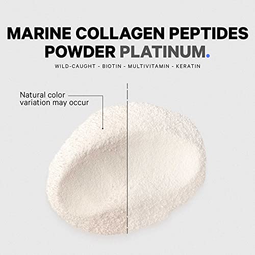 Codeage Marine Collagen Protein Powder Supplement, Biotin 10,000 Mcg, Vitamin C, D3 & B6, Keratin, Hyaluronic Acid, Niacin, Wild Caught Hydrolyzed Fish Collagen Peptides, Hair, Skin, Joints, 11.50 Oz #TOP5