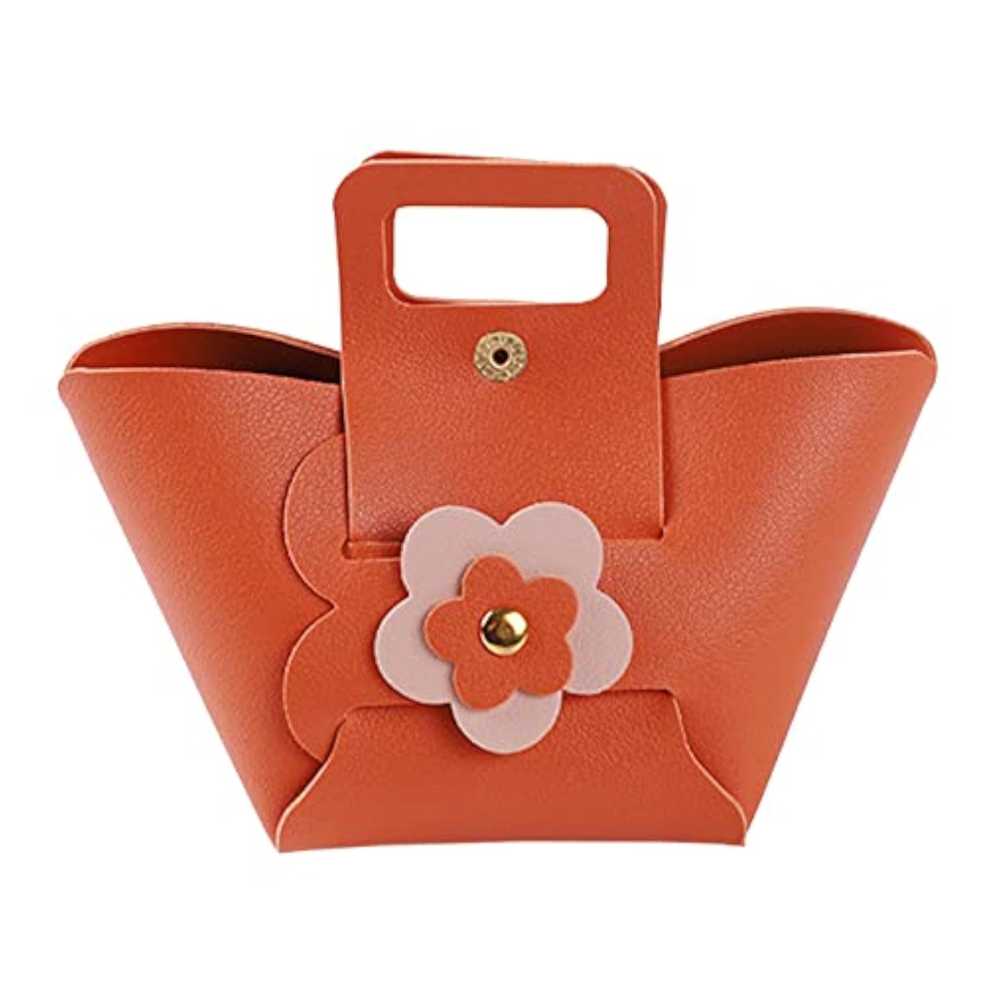 Gift Bags Handles Packaging Boxes Guests Birthday Party Orange
