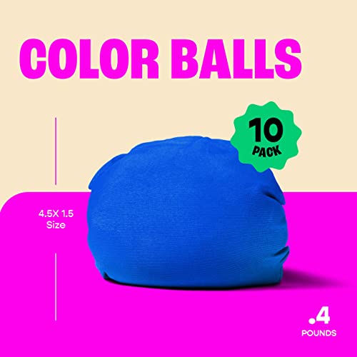 Chameleon Colors Color Balls, Multicolored Pre-Filled And Refillable Color War Color Powder Balls, Pack Of 10 #TOP1