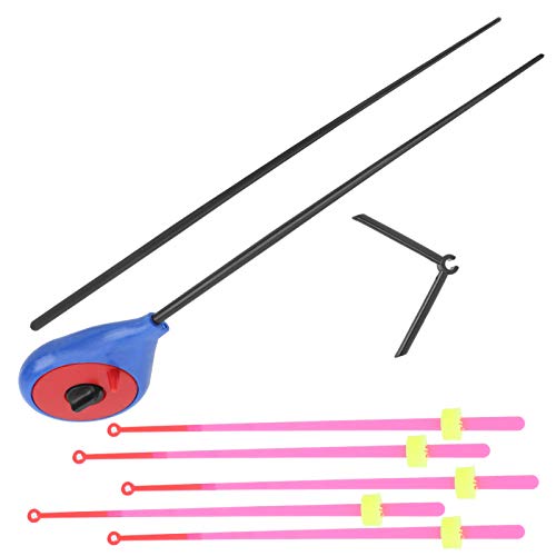 Masyrt Mini Fishing Rod Tip, Extension Pole Front End Section Accessories, Easy Installation, Detachable for Friends, Parents (18CM)