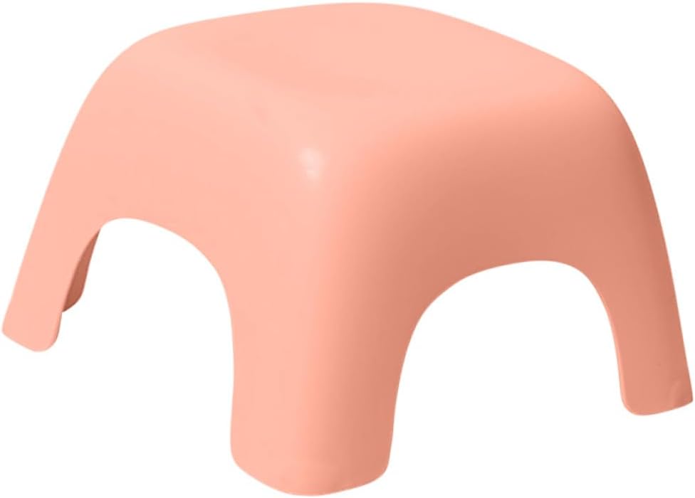 Homoyoyo Collapsable Stool Plastic Stool Folding Step Stools for Adults Foldable Ottoman Collapsible Step Stool Kids Stool Step Stool Stool Thicken Folding Step Stool Pink