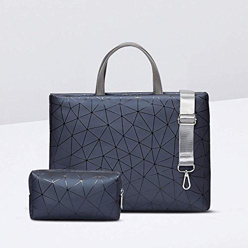 Stilvolle Laptop-Taschen-Tasche, Geometric Design-Handtaschen-Schulter-Kurier-Dual-Purpose Notebook-Tasche Leichte Stoß- Laptop-Tasche