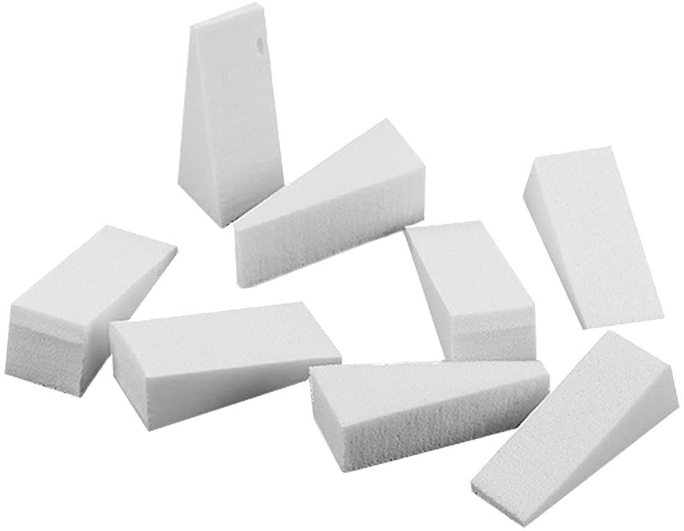 generic Nail Polish Sponge Stamping Painting Sponge Soft Mini Applicator Wedges Gradient Nail Art Sponges Transfer Manicure Cosmetics Tool 8 PCS Durability