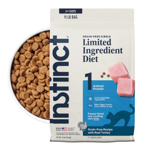 Instinct Limited Ingredient Diet Dry Cat Food, Real Turkey, 11 lb. Bag