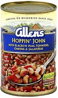 Allen's Hoppin' John 14.5oz Can (Pack of 6) - A Blend Blackeye Peas, Tomatoes, Onions and Jalapenos