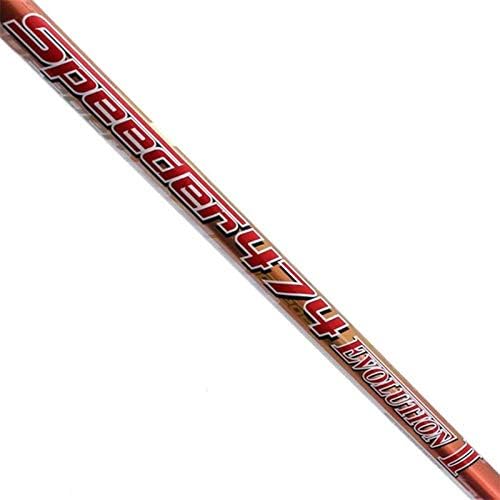 Fujikura Speeder Evolution II (2) 474 Stiff Driver Shaft + Adapter & Grip