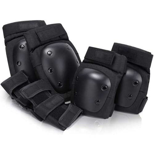 Kit Proteção Adulto Patins Skate Joelheira Cotoveleira Munhequeira (M)