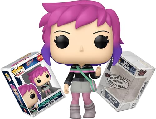 Funko Scott Pilgrim Anime - Ramona Flowers + ToyBop Protector: Movie Pop! Takes Off Animation Vinyl Figure (Bundled with Pop Protector Collector Case Box Gift Set)