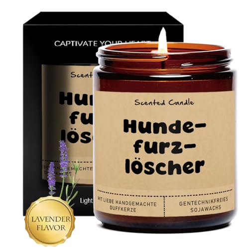 Geschenke Für Frauen Duftkerze Hundebesitzer Kerzen Männer Geburtstagsgeschenk Schwester Beste Freundin Mama Partner Kollegen Ehemann Frau Dankeschön Geschenk Lustige Duftkerzen Glas Lavendel Kerze