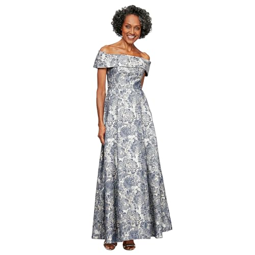 Image of Alex Evenings Women's Formal Long Ballgown Mother of The Bride Dress with Pockets