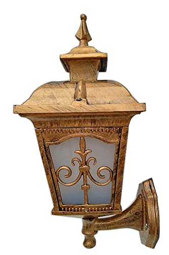 Image of Lights Aluminium Antique Gold Standard Wall Light