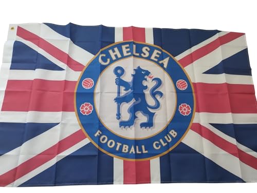 Image of Flag 5 x 3ft Union jack Chelsea fc