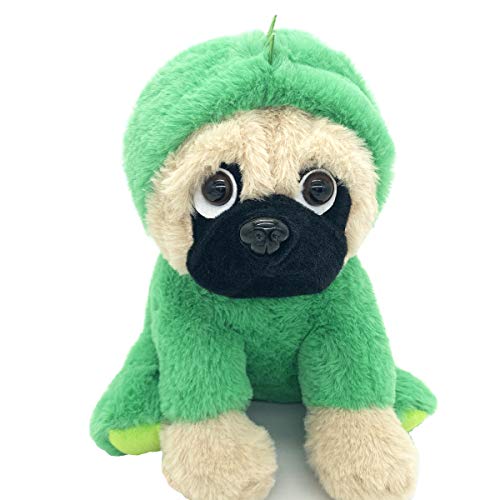 Joyamigo Pug Stuffed Animal Plush Dog Puppy Soft Cuddly Toy In Costumes Dressed As Dinosaur - Super Cute Quality Teddy Plush 10 Inch… #TOP3