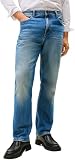 ICÓNICO Y ATEMPORAL: El pantalón vaquero elástico original de Tommy Hilfiger tiene un diseño informal. Este clásico tiene 5 bolsillos y es especialmente popular gracias a su material suave y su corte recto.