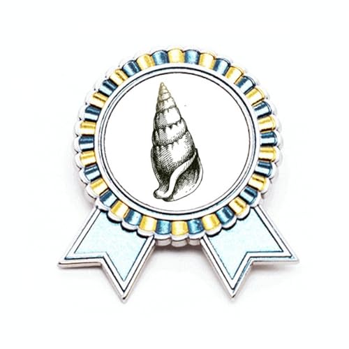 Broche escargot noir marine M pour personnaliser un manteau lors de vos sorties