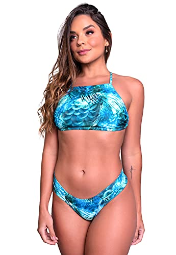 Biquini MVB Modas Cropped Feminino Verão