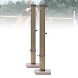 LYUCAYHQ Professional Aluminum Athletics Training High Jump Stand, High Jump Standard Athletic, Adjustable Height 90-250cm for Track and Field, School, Club Training​, Excluding Crossbars