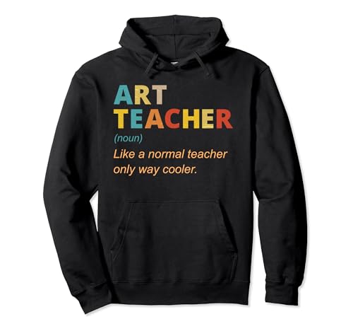Funny Definition Art Teacher Professor School Gag Men Women Pullover Hoodie