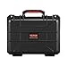 VEVOR Weatherproof Hard Case, Heavy Duty Protective Dry Box with Pre-cut Foam, Retractable Pull Handles for Travel, Hunting, Military, Tactical, IP67 Waterproof Case for Cameras(14.96x11.81x5.51)