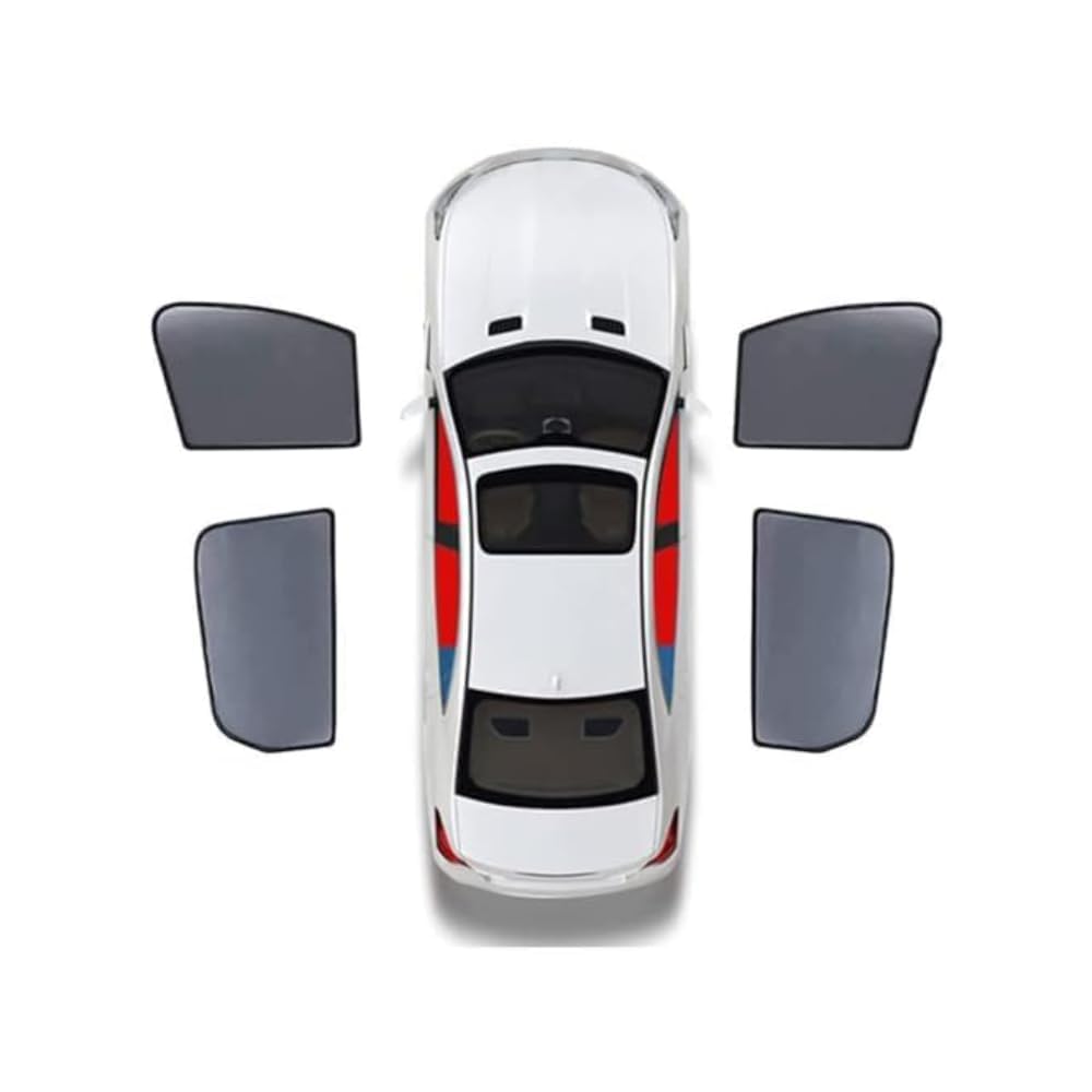 YNDLHXC Car Window Sun Shades for Hyundai EON Getz Grand i10 II Grand i10 Nios III, Side Rear Mesh Blinds UV Rays Protection Automotive Curtain Shields