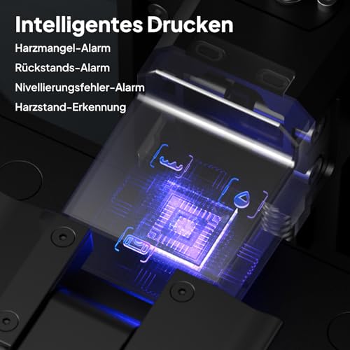 ELEGOO Saturn 4 Ultra 16K Resin 3D Drucker mit Klappdeckel, Smart Tank-Heizung bei 30 °C, 150 mm/h Hochgeschwindigkeitsdruck, Große Druckgröße von 211,68 x 118,37 x 220 mm³