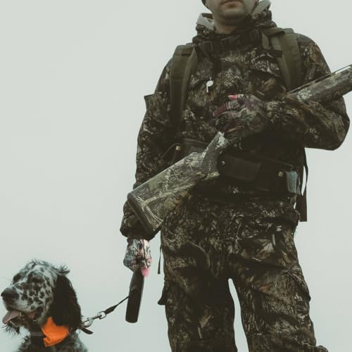 EAmber Camouflage Hunting Gloves Fingerless Gloves Thin Lightweight Breathable Anti-Slip Camo Glove Archery Accessories Hunting Outdoors