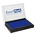 ExcelMark Ink Pad for Rubber Stamps 2-1/8" by 3-1/4" - Blue