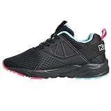 Kappa Jungen Unisex Kinder SAN Diego Elastic INF Leichtathletik-Schuh, Schwarz Grau, 24 EU