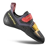 La Sportiva Zapatos de escalada Kubo para hombre, Savana/Mountain Red, 41 EU