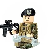 Battle Brick 1.6 Inches Tall Collectible Air Force Security Forces Airman OCP Minifigure | Genuine Military Minifig Camo | Great Gift for Ages 8+ to Adult AFOL