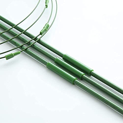 Garden Art Vegetable Trellis, Garden Plant Support Cages Stakes for Climbing Plants, Flowers, Fruits, Vine, Garden Trellis with 4 Adjustable Cable Ring (Dia-29.5, Height-90 Cm)(GAFS90)(Pack of 1)