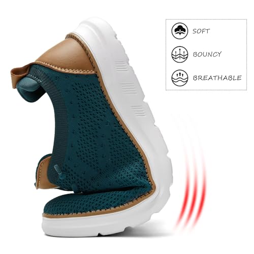Image of Men's Mesh Sneakers Oxfords Lace-Up Lightweight Casual Walking Shoes Driving Shoes