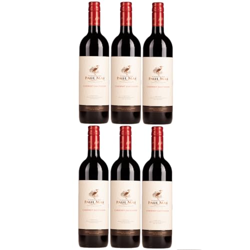 Domaines Paul Mas Classique Cabernet Sauvignon Rotwein Rot trocken Frankreich inkl. FeinWert E-Book (6 x 0,75l)