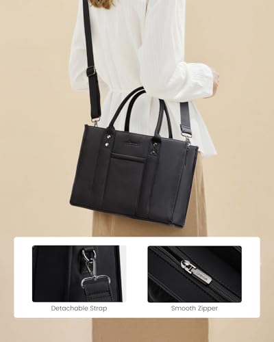 Image of LOVEVOOK Purse for Women Leather Tote Bag Purse and Handbags, Satchel Shoulder Crossbody Top Handle Bags with Zipper