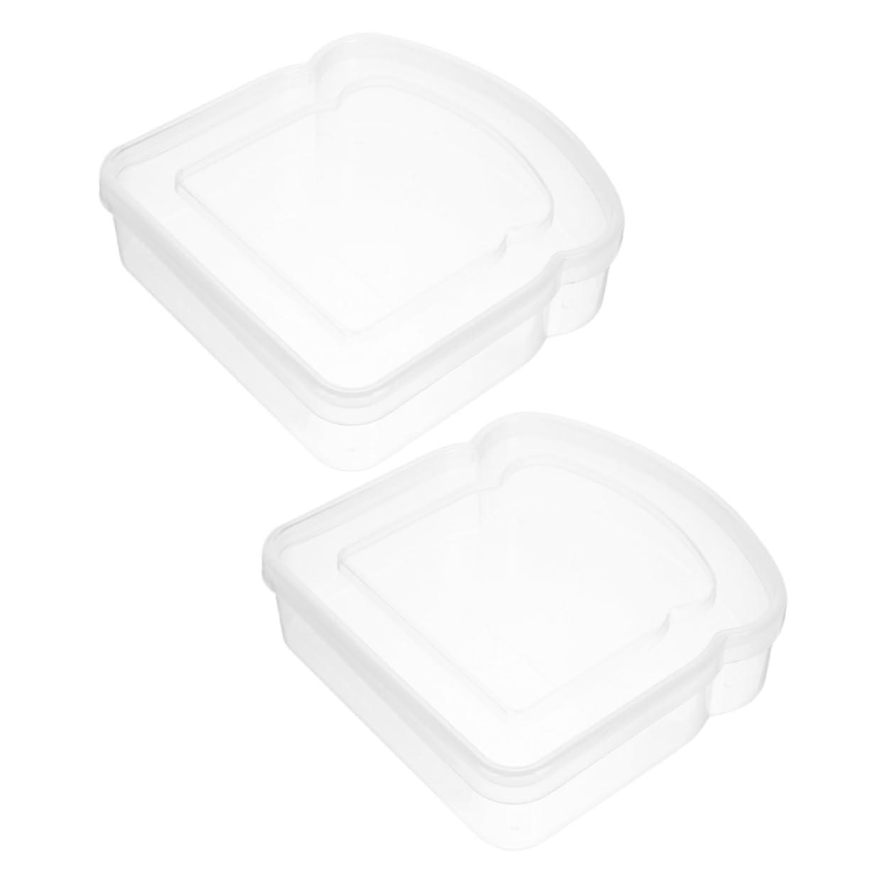 Alipis Reusable Sandwich Container Portable Bread Box Airtight Toast Storage Case for Outdoor Picnic Camping Office Lunch