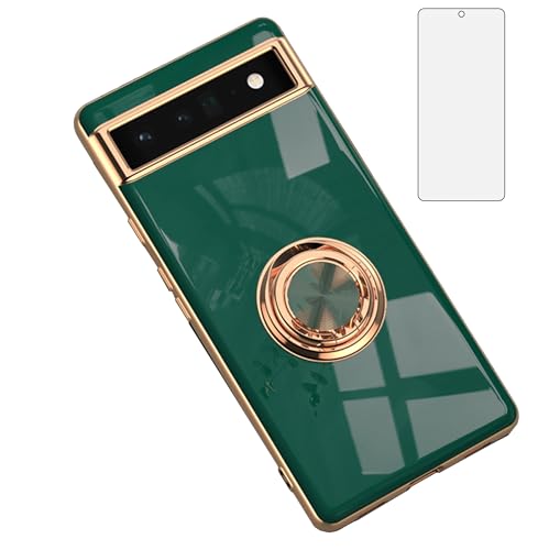 Coque Google Pixel 6A silicone antichoc avec béquille et protection écran