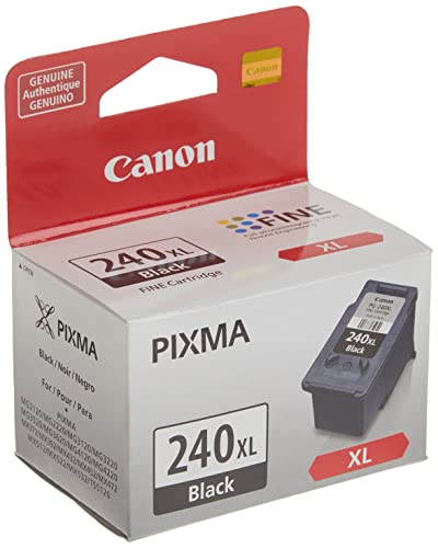 Image of Canon PG-240 Black Ink Cartridge & PG-240 XL Black Ink Catridge Compatible to Printer MG2120, MG3120, MG4120, MX512, MX432, MX372, MX522, MX452, MG3520, MG3620, MX472, MX532, TS5120